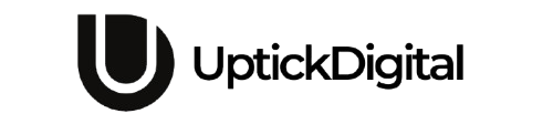 uptick digital full logo black